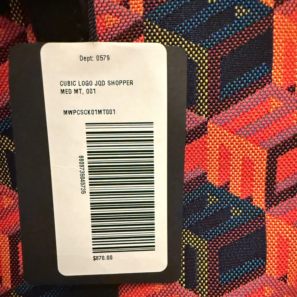 MCM Medium Cube Logo Shopper Tote - Picture 10 of 10